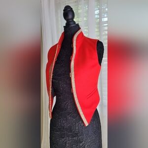 BIRD BY JUICY COUTURE cropped wool vest size XS